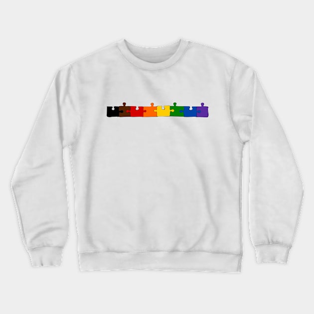 Pride Puzzle Crewneck Sweatshirt by traditionation